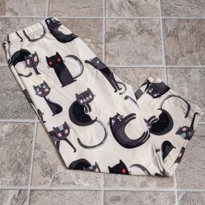 Cat Print Leggings